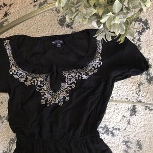 Black breezy dress